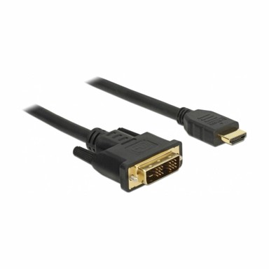 DELOCK kabel HDMI-DVI-D 18+1 1,5 m, model 85583