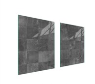 TMK Staklena zaštita za štednjak ili ploču za kuhanje 85x52, grey