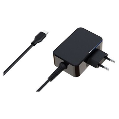 LC POWER Punjač za laptop LC-NB-GAN-45-C, USB-C, 45W, univerzalni