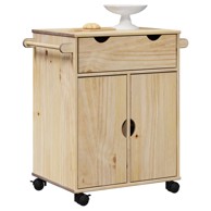 Kuhinjska kolica OTTA 71 x 45 x 80 cm od masivne borovine