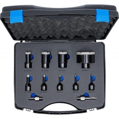 BGS Set dijamantnih bušećih kruna 5-68mm 11-dijelni 74276