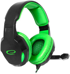 ESPERANZA Gaming slušalice Cobra s mikrofonom, crno-zelene