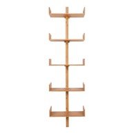 HOUSE NORDIC Polica od bambusa s više razina u prirodnoj boji 50 cm Villa 