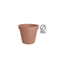 Posuda za cvijeće okrugla terra cotta 80 cm