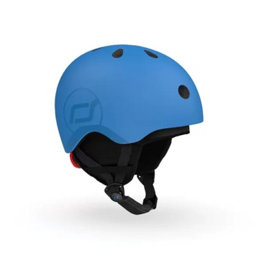 SCOOT&RIDE Dječja skijaška kaciga sa stražnjim LED svjetlom, S-M, Ocean