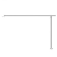 VEVOR Set ograde za palubu s rukohvatom, 120 x 8 x 92,3 cm, srebrni