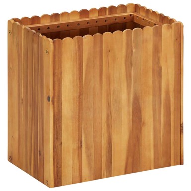 Vrtna posuda za sadnju, 50 x 30 x 50 cm, masivno bagremovo drvo