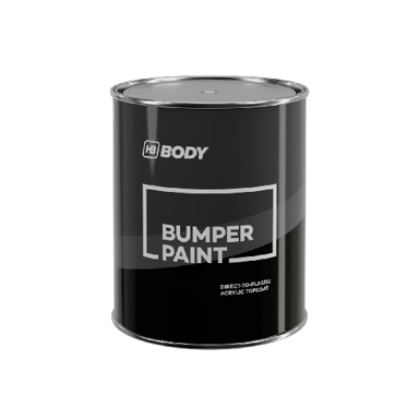 HB BODY Boja za plastične dijelove 1 L, siva, Bumper Paint