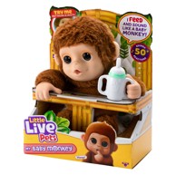 LITTLE LIVE PETS Interaktivni majmunčić