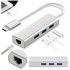 USB-C 3.1 hub s 3 x USB 3.0 i Ethernet RJ-45 LAN priključkom