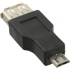 INLINE USB 2.0 adapter ženski na USB-A, crni