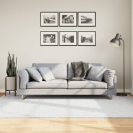 Tepih Oviedo kratkih vlakana sivi 160 x 230 cm