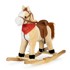ECOTOYS Konjić za ljuljanje, bež
