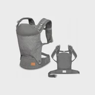 LIONELO Dječja nosilica-klokanica Margareet za ramena, srebrno-siva