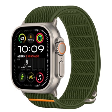 TECH-PROTECT Remen Nylon Slip, za Apple Watch 6/7/8/9/10/SE/Ultra 1/2, 44/45/46/49mm, khaki