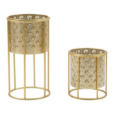 MAURO FERRETTI Set stalka za tegle Golvy, 2 kom, 40 cm, zlatna boja