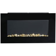 HOMESTAR zidni električni kamin 72,5 × 11,5 × 40 cm, crni