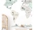 PASTELOWE Zidne naljepnice Karta Tropic L
