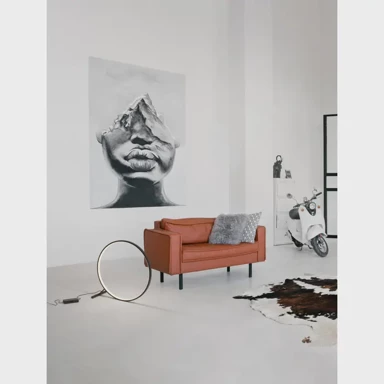 NOVA LUCE Stolna lampa Hola, LED 46W, 3000K, 3757lm, crna