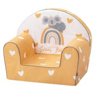 BUBABA BY FREEON Fotelja Žuta srca