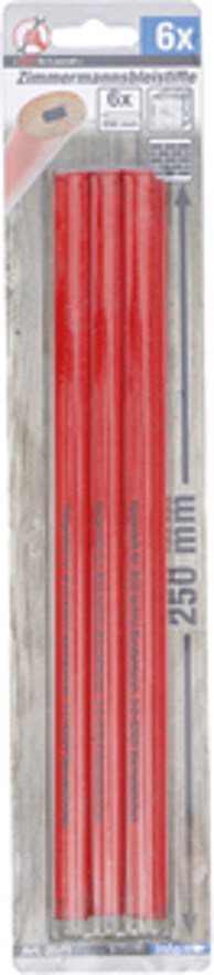 BGS Set tesarskih olovka 2071, 25 cm, 6 komada