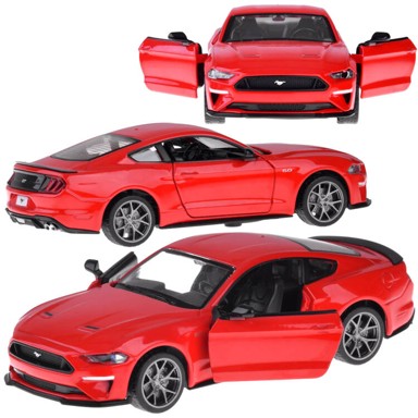 Metalni automobil Ford Mustang GT, 1:34, crveni