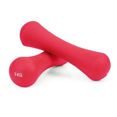 MODERNHOME Bučice za vježbanje, A2, 2x3 kg, roze