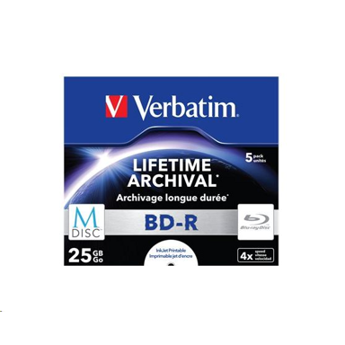 VERBATIM M-Disc 4x BD-R, 25 GB, 5 kom