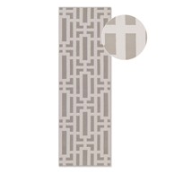 ELLE DECORATION Siva/krem staza 80x240 cm Perles Onyx 