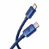 BASEUS USB kabel C na USB kabel C, 100 W, 1,2 m, plavi