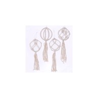 BOLTZE Set od 4 viseća božićna ukrasa, Nara