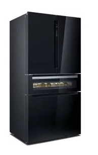 SIEMENS Američki hladnjak KF96RSBEA, 572 l, crni