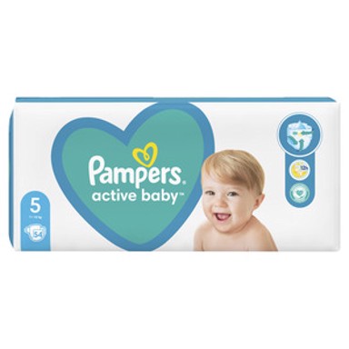 PAMPERS Active Baby pelene, veličina 5 (11-16 kg), 54 kom