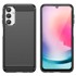 TECHSUIT Carbon Silicone maskica za Samsung Galaxy A15 4G / A15 5G, crna