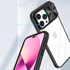ONASI Silikonska maskica, iPhone 15 Pro, Lens Cover, prozirna, crna