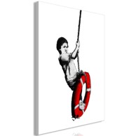 Slika Banksy Boy on Rope Vertical 60x90