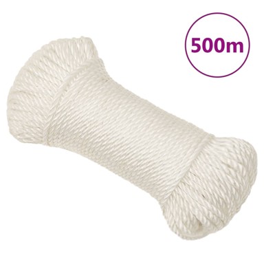 Radno uže bijeli 6 mm 500 m od polipropilena