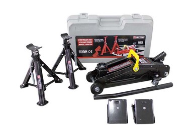 HECTOR Set krokodilke, stalak za podlaganje, blokada za kotač