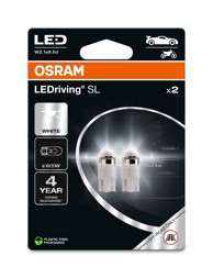 OSRAM LEDriving LED žarulje SL W5W (T10), 6000K, hladno bijela