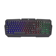 WHITE SHARK Tipkovnica GK-2105 Dakota, crna, LED, USB