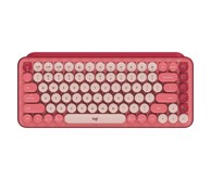 LOGITECH Tipkovnica POP Keys, crveno/roza, mehanička, bežična, US Layout, USB