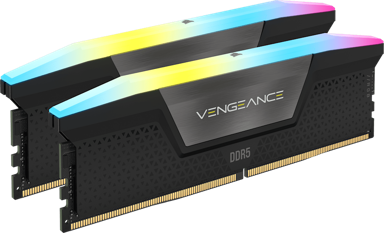 CORSAIR Memorija Vengeance CMH32GX5M2B6000Z38, 32 GB, DDR5, RGB, crna