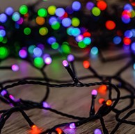 LED Bluetooth lampice 120 LED, RGB