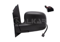 ALKAR Retrovizor VW Caddy 04-10, crni, lijevi, električni, grijani, asferičan, 10-