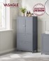 SONGMICS Ormarić za kupaonicu 30 x 60 x 110 cm, sivi