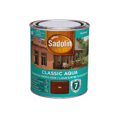 SADOLIN Classic Aqua Vodena lazura za vanjsku zaštitu drva 2.5 L, bor