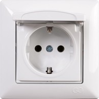 Utičnica podžbukna 2P+PE 16A-250V VISAGE bijela