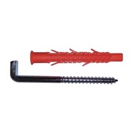 L-kuke za bojler, 10X130, šuplja cigla