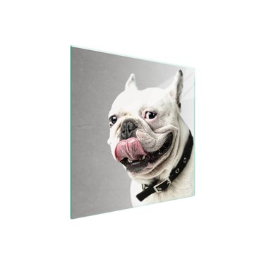 TMK ARTDEKO staklena zaštitna ploča za štednjak 50 x 52 cm, motiv Led