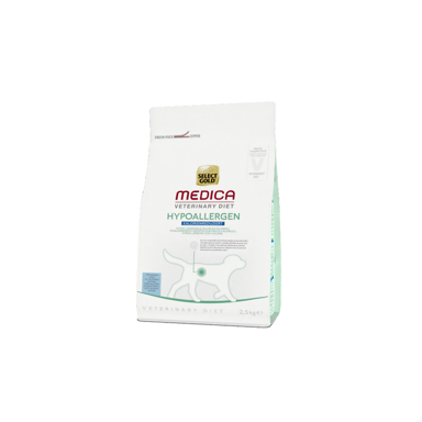 SELECT GOLD MEDICA Hrana za pse Hypoallergenic low calorie losos i kukuruz, 2.5 kg